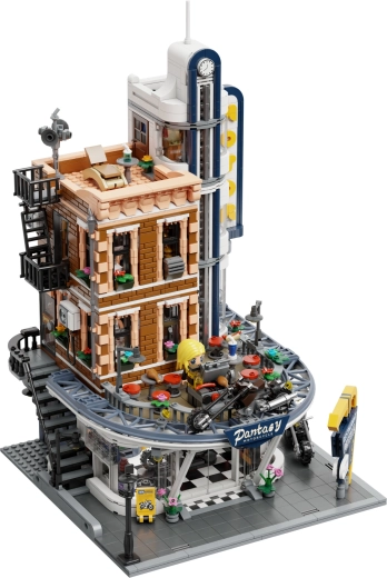 Ikoničen mestni kotiček za razstavo