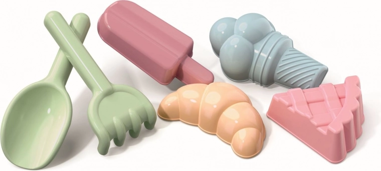 Androni 6-delni komplet modelčkov za pesek – slaščičarna