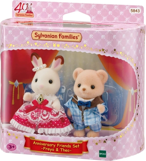 Sylvanian Families rojstnodnevno praznovanje ob 40. obletnici Freya in Theo – 2 kosa
