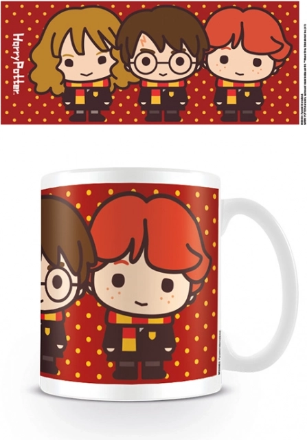 skodelica Harry Potter - Harry, Hermiona in Ron Chibi