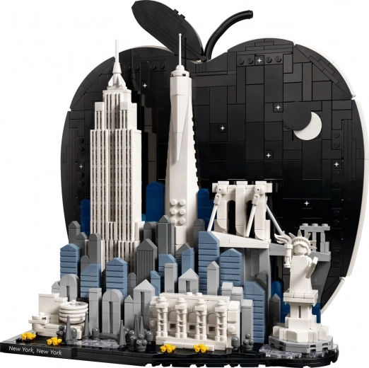 Ikonična panorama New Yorka kot dekoracija