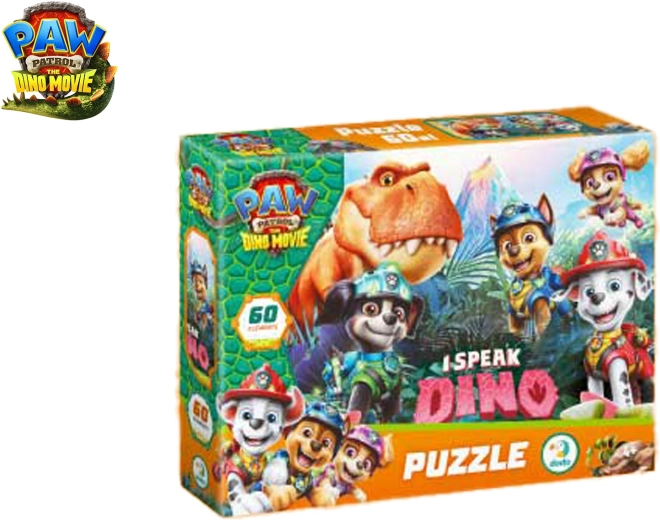 Puzzle Tačke na patrulji: The Dino Movie 60 kosov