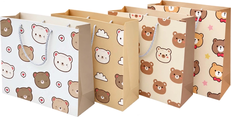 Gift bag 40 × 30 × 12 cm assorted - 1 piece