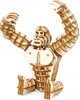 RoboTime lesene 3D sestavljanke gorila