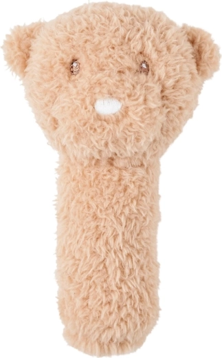 Nattou plišasta ropotuljica Teddy medvedek 14 cm