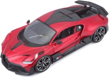 Bburago Bugatti Divo 1:18 – kovinski model avtomobila, rdeč