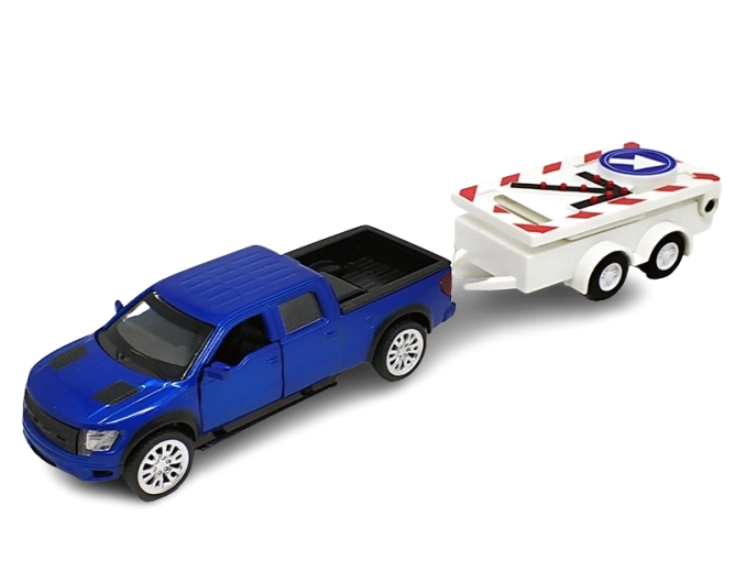 Kovinski model pick-upa Ford F-150 SVT Raptor 1:52 s svetlobnimi in zvočnimi učinki