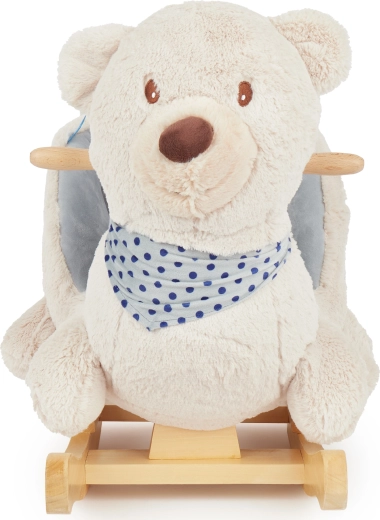 Bieco gugalni medvedek z oblazinjenim sedežem