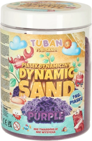 Tuban dinamični pesek 1 kg – Vijolična