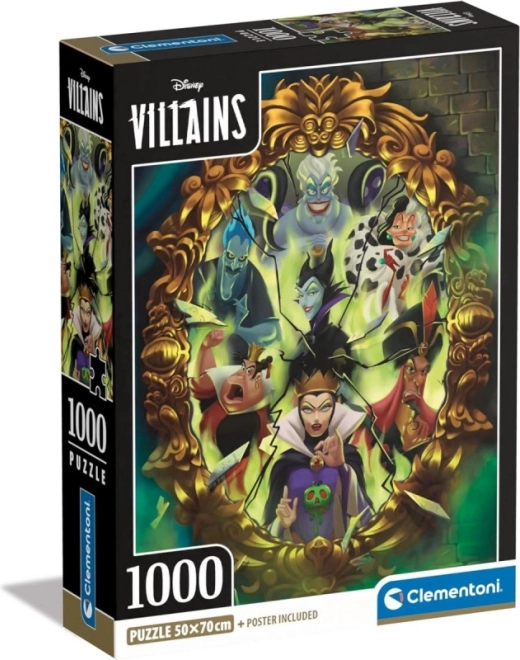 Sestavljanka Disney Villains 1000 delčkov compact