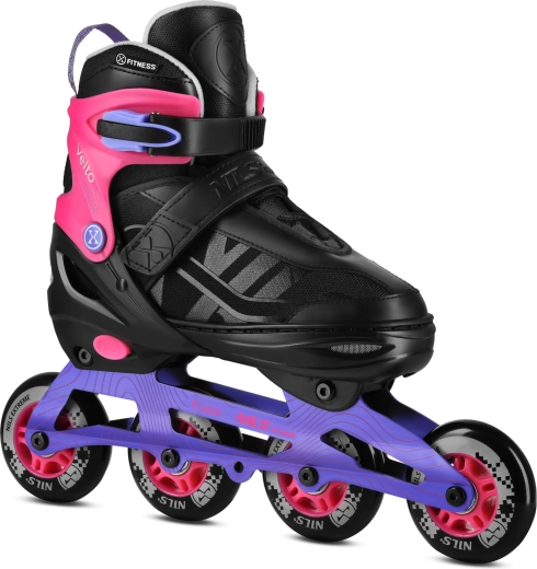 Rolerji Nils Extreme Velto rožnati – M (35–38)