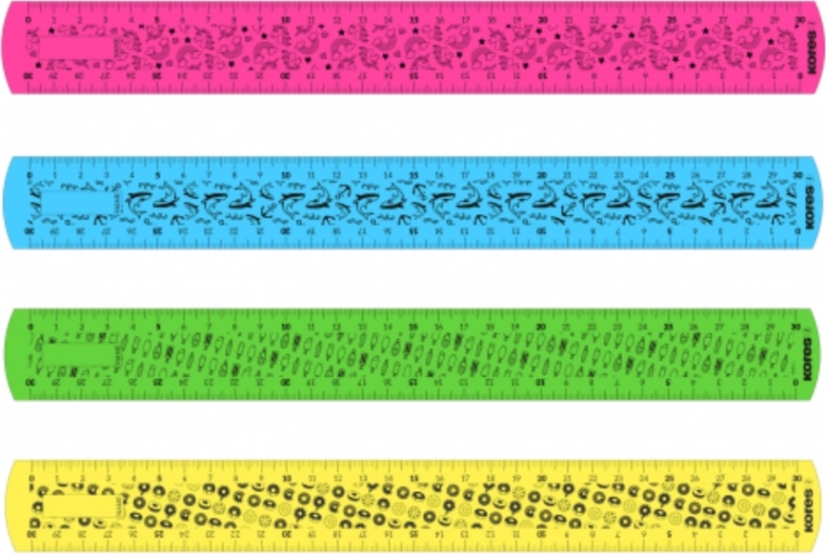 Upogljivo ravnilo 30 cm KORES