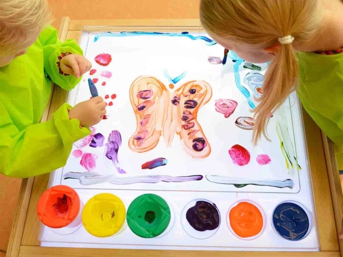 Osvetljeno ustvarjanje z LED ploščo