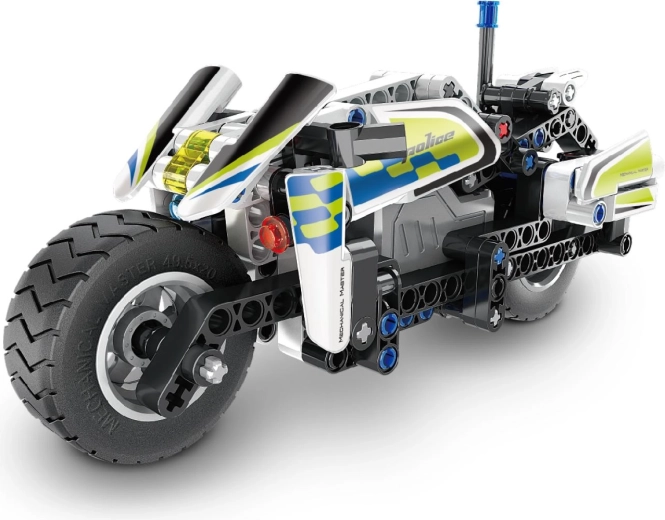 Podroben policijski motocikel