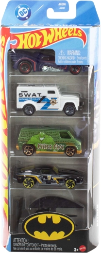 Zbirateljski 5‑pack z ikoničnimi motivi BATMAN