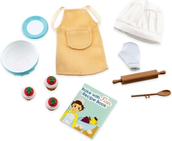 Oblačila za punčko Lottie – slaščičarka