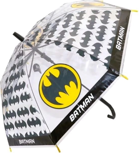 Otroški avtomatski prozorni dežnik Batman
