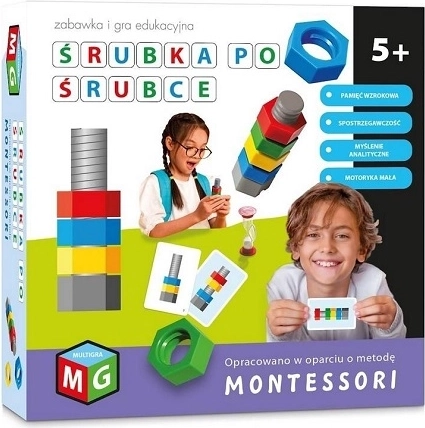 Montessori komplet Vijak za vijakom