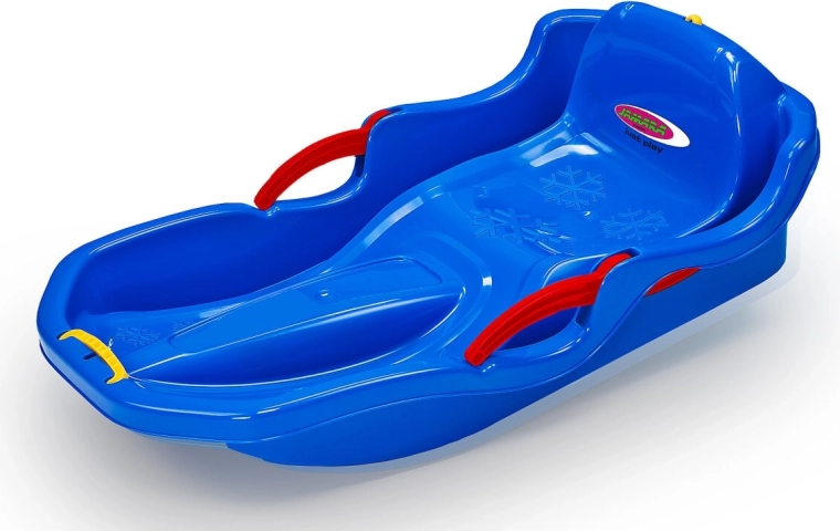 Snow Play Bob Comfort 80 cm modre barve z ročnimi zavorami - 1 kos