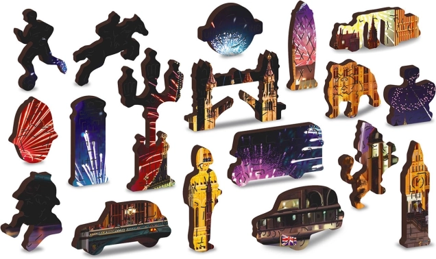 Pieces with original shapes