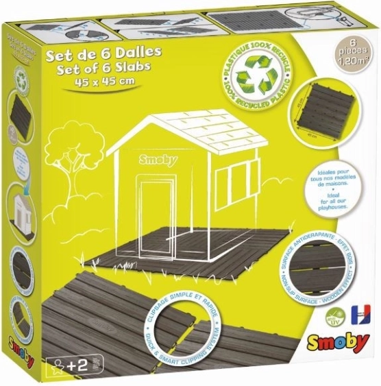 Talne plošče za hiško SMOBY – set 6 delov