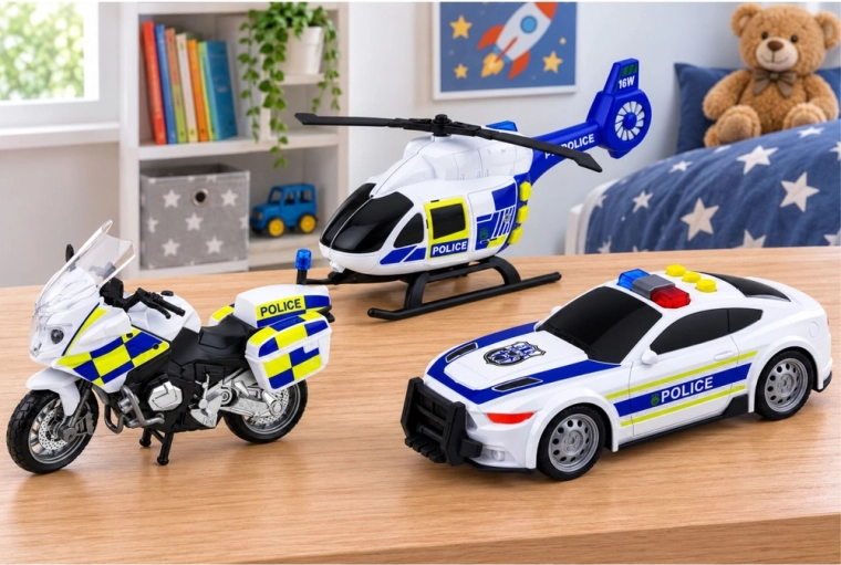 3 policijska vozila v enem kompletu