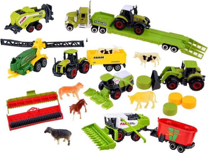 Metal models with plastic accessories