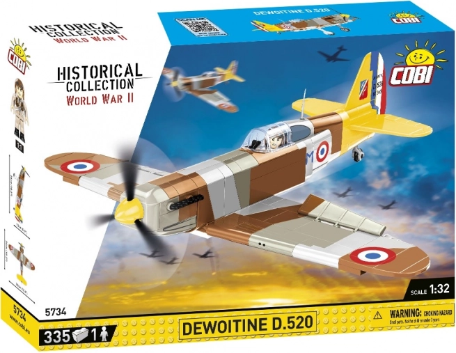 Gradbeni komplet letala Dewoitine D.520 od COBI (1:32), 335 kosov
