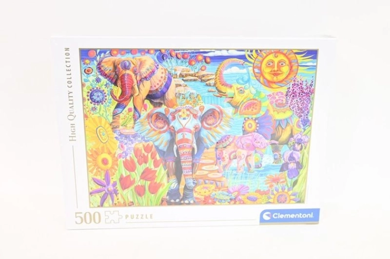 Clementoni sestavljanka Elephants Carnival 500 kosov