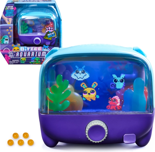 Spin Master Bitzee Aquarium interaktivni digitalni akvarij z virtualnimi ljubljenčki
