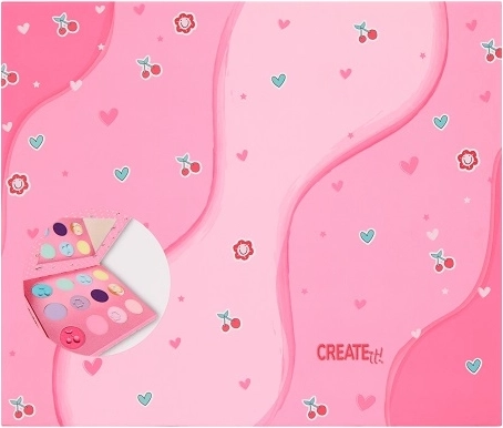 Create It! pastelna paletka senčil z ogledalcem (12 odtenkov)