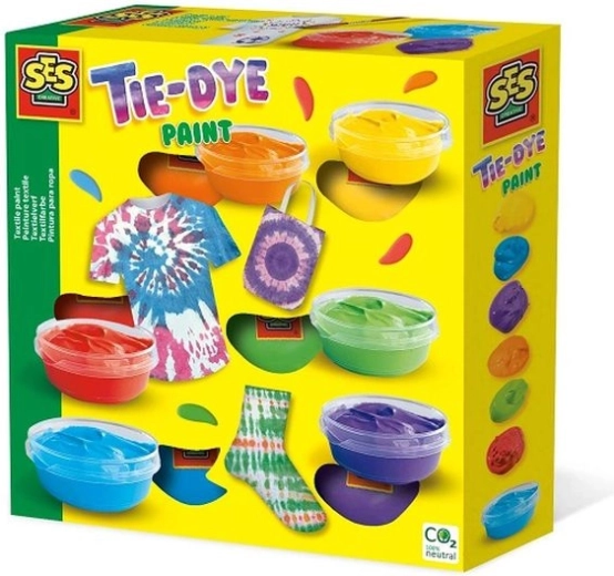 SES barve za tekstil tie-dye komplet 6 barv