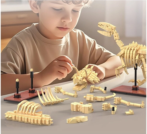 Zabavno sestavljanje za male paleontologe