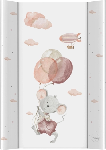 Ceba Baby previjalna podloga s trdo desko 50 × 70 cm basic mouse