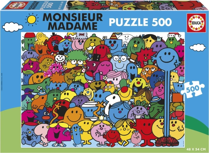 Educa sestavljanka Monsieur Madame 500 kosov
