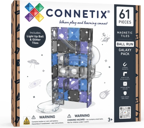 Connetix Galaxy kroglična proga, 61 delov