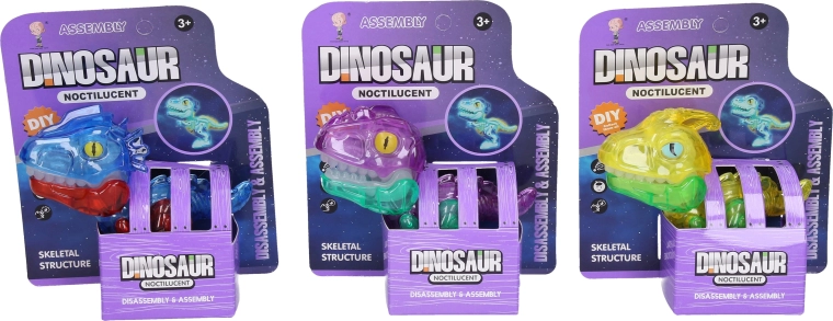Dinozaver z okostjem, ki sveti v temi - 1 kos