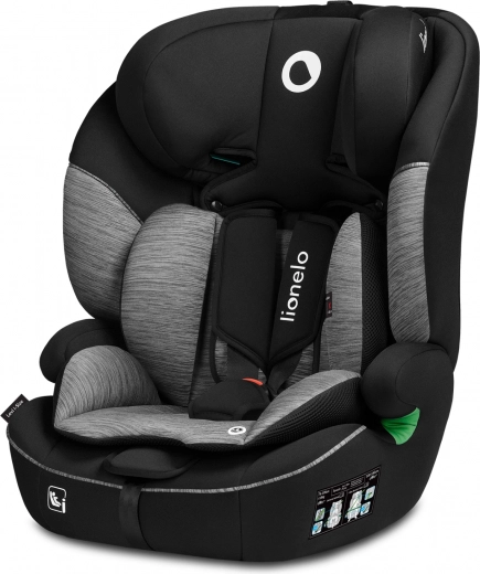 Avtosedež LIONELO Levi One i-Size, 76–150 cm, Black Grey