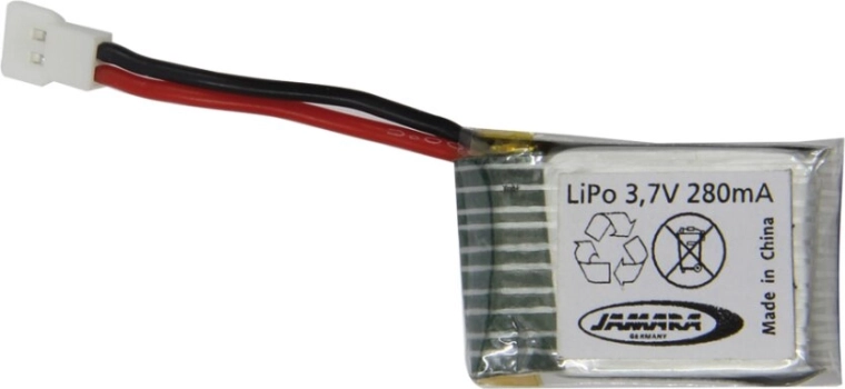 Baterija Motionfly LiPo 3,7 V 280 mAh (1,03 Wh)
