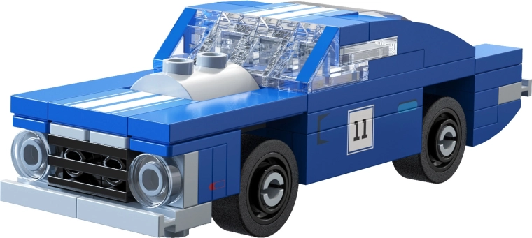 Detajlni modri model Blaze Stallion