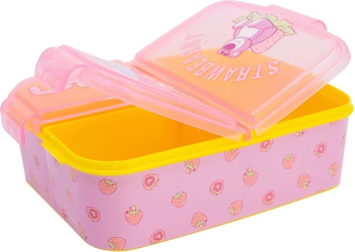 Three compartments for an organized snack