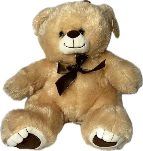 Svetlo rjav plišasti medvedek 28 cm
