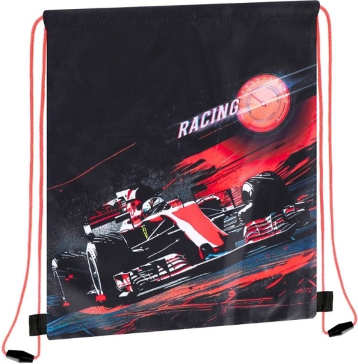 Racing drawstring sports backpack - 1 piece