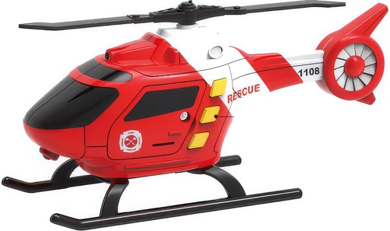 Reševalni helikopter s svetlobo in zvokom, 17 cm