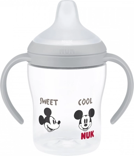 Učilna dojenčkova steklenička NUK Perfect Match DISNEY Minnie, siva, 150 ml