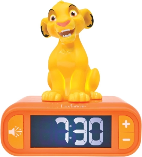 Lexibook budilka Simba s svetlečo figurico