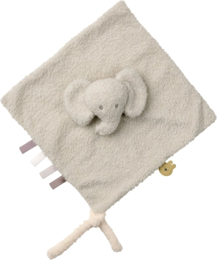 Nattou crkljanka Teddy slonček 28 × 28 cm