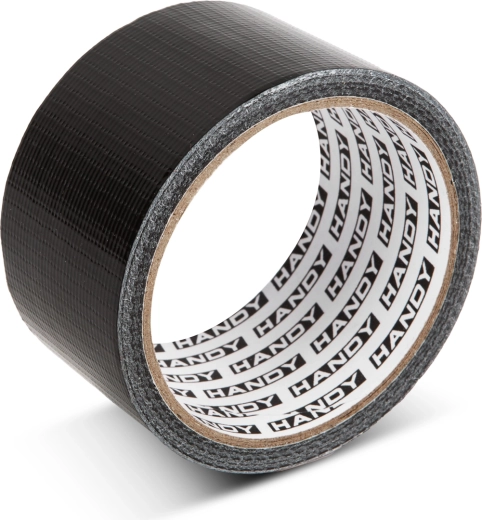 Universal adhesive tape with textile fibers – Black