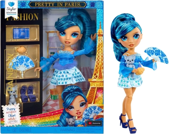 M  Rainbow High Pretty in Paris modna lutka Violet