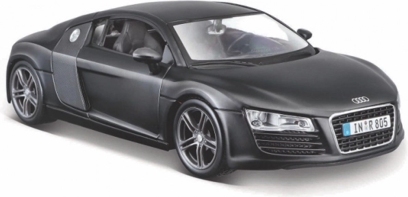 Model avtomobila AUDI R8 1:24 črn